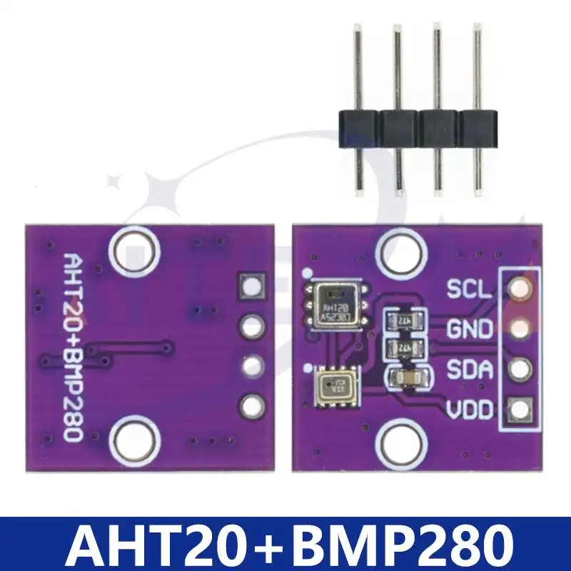AHT20+BMP280 Temperature Humidity Air Pressure Module High-precision Digital Temperature Humidity and Air Pressure Sensor image 1