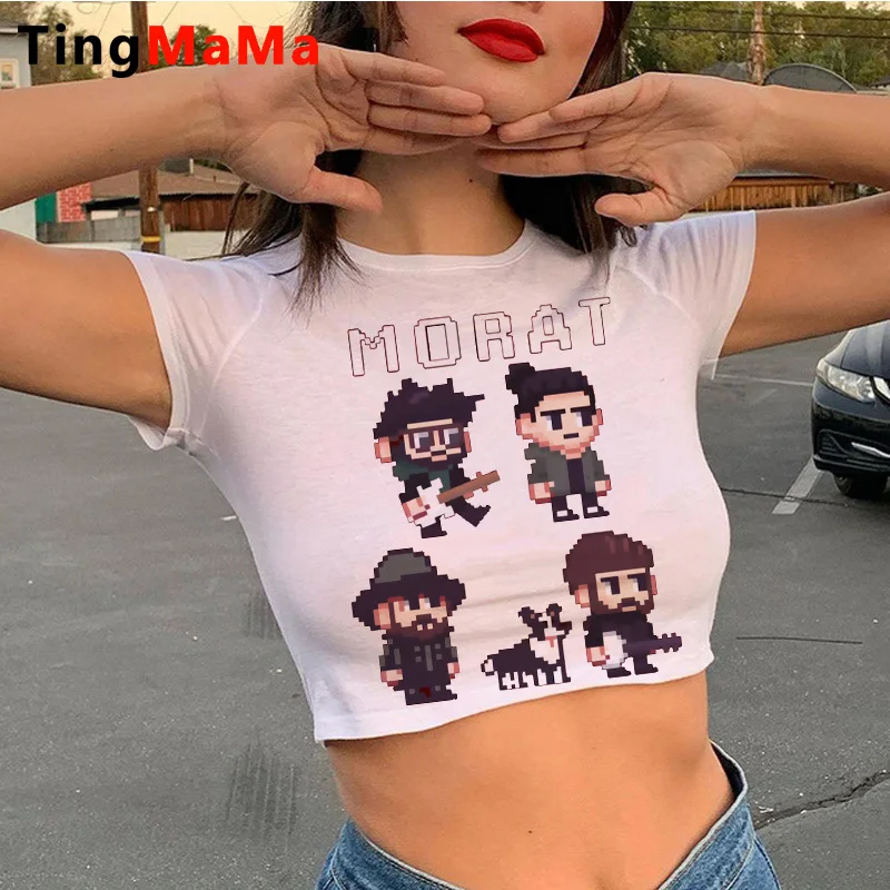 Morat clothes tshirt 여성 미적 한국 하라주쿠 하라주쿠 kawaii japanese t 셔츠, 흰색 t 셔츠 Best Top5 Morat clothes tshirt 여성 미적 한국 하라주쿠 하라주쿠 kawaii japanese t 셔츠, 흰색 t 셔츠 Best Top5