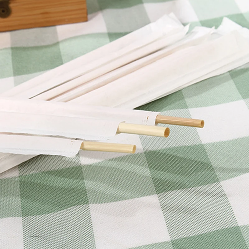 100pcs Fashionable Disposable Straw Eco-friendly Natural Wheat Straws, Portable Eco-friendly Straws, Party And Bar Accessories