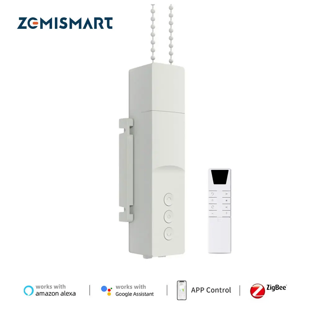 Zemismart Tuya Zigbee Smart Roller Shade Driver Electric Blinds Motor
