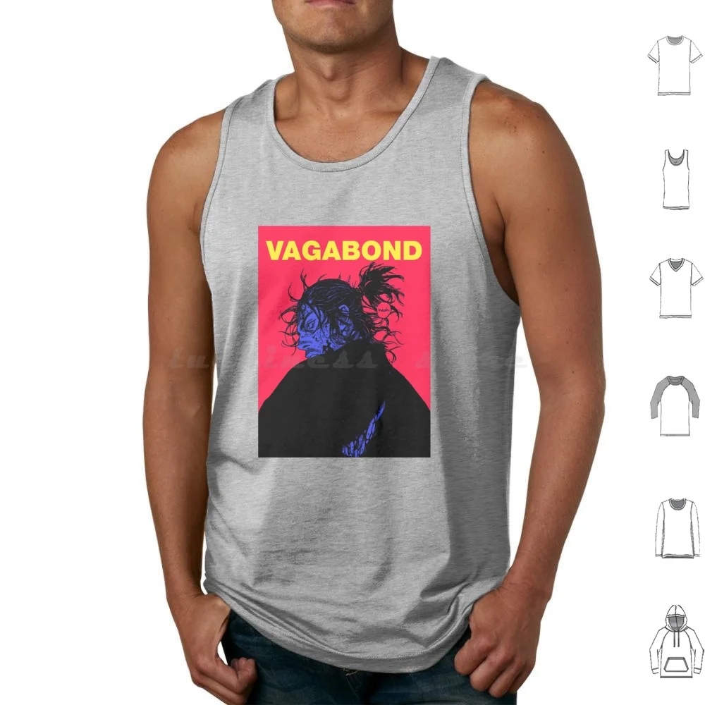 Vagabond Canotte Gilet Senza Maniche Vagabond Musashi Mitamoto Takezo Shinmen Kojiro Sasaki Miyamoto Musashi Starboy Anime Manga