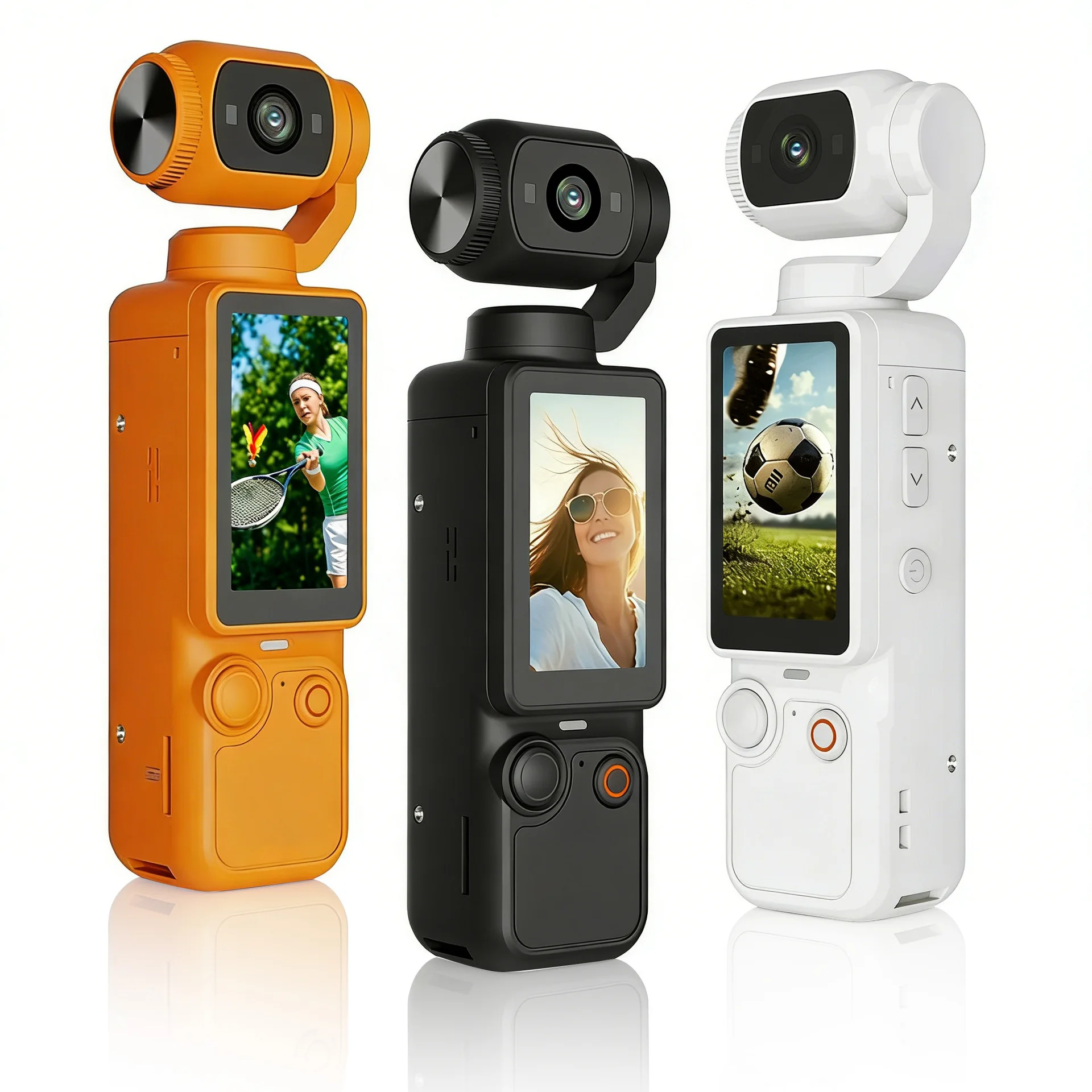 Caméra action 4K étanche IP68 avec accessoires : supports, coque étanche et batterie supplémentaire.