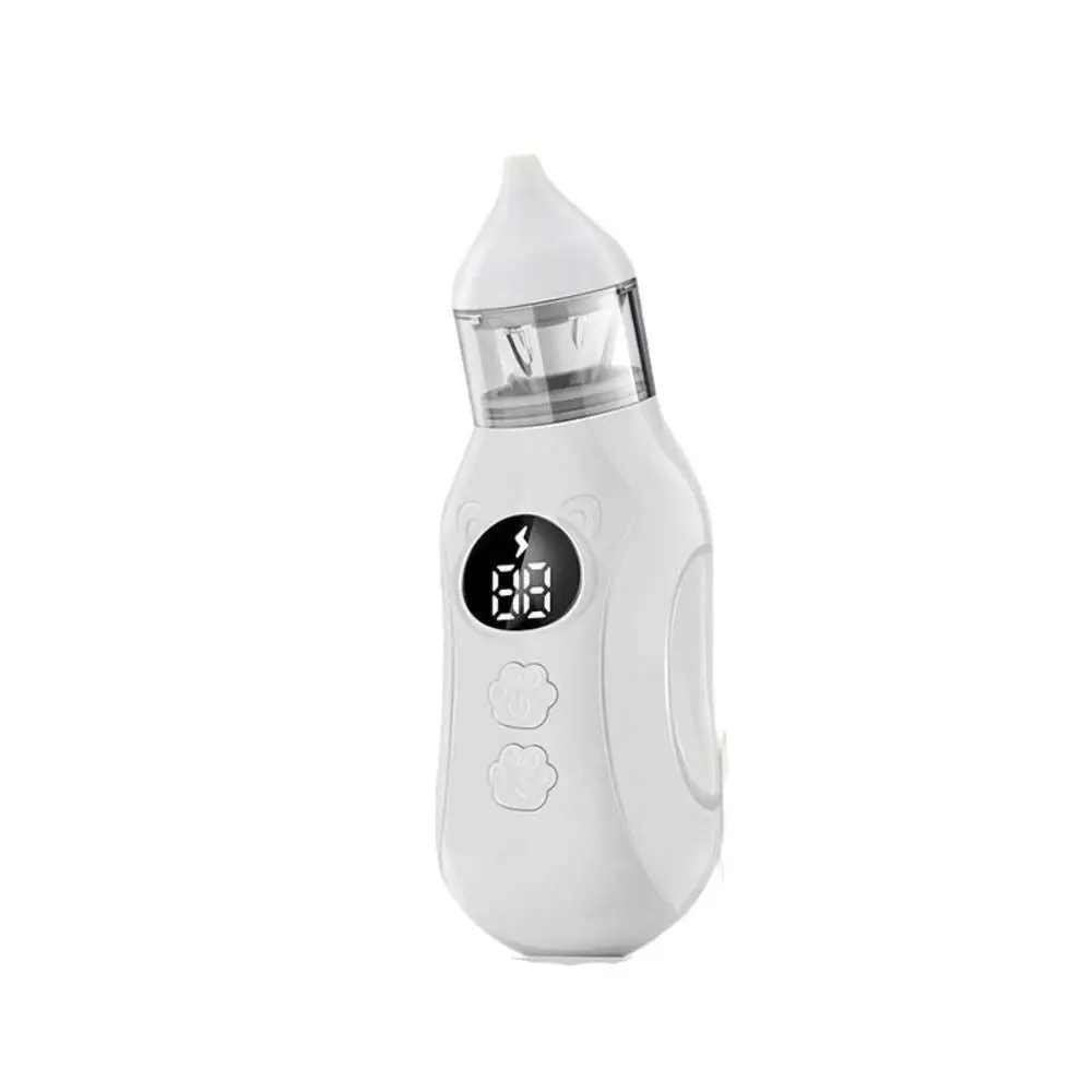 Rechargeable Baby Electric Nasal Aspirator with 9 Suction Levels 2 Silicone Tips Newborn Nose Sucker Suck Out