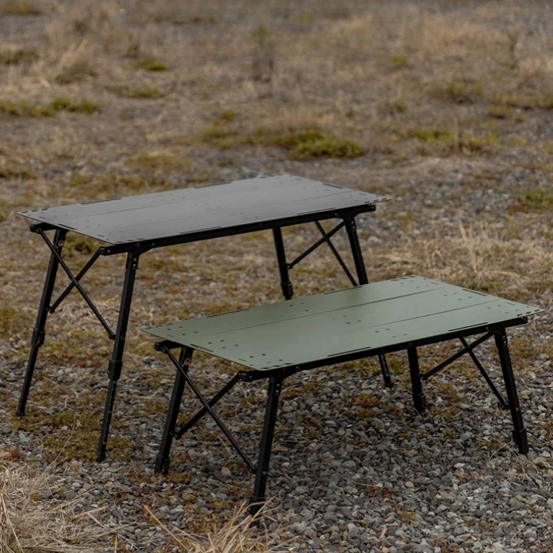 

Three board Liftable Tactical Table Outdoor Camping Folding Table Portable Aluminum Alloy Lightweight Lifting Table Dining Table