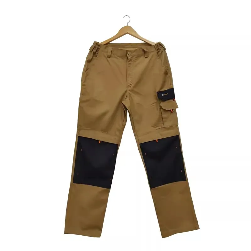 Work Pants Men Construction with Reflective Stripes Cargo Pants Multi  Pockets Repairman Pants Work Safety Trouser