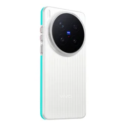 Vibrant Magnetic Anti - Drop Hard Case with Corrugated Transparent Sides - VIVO X300 Ultra (Blue)