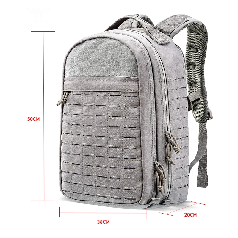 YAKEDA Multifunctional Backpack 35L Molle Outdoor Bag Men Women Camouflage Backpack 600D