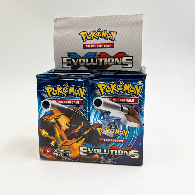 360pcs/Box Pokemon Cards Sword & Shield Sun & Moon Booster Packs Evolution Booster Box Chilling Reign
