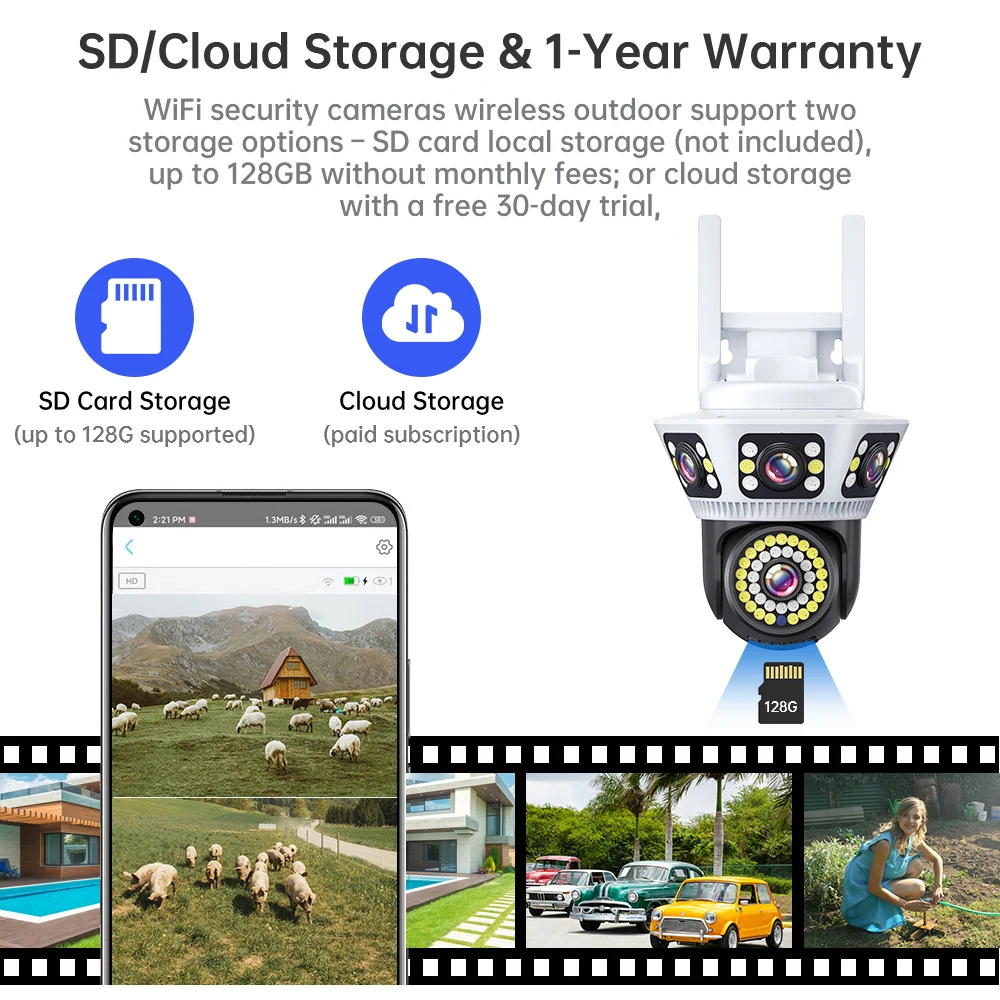Sd Card Yoosee Cloud Storage Yoosee App Compatible Wireless HD