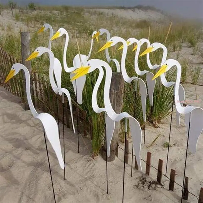 

Creative Flamingo Swirl Bird Home Holiday Party Decoration Beach Backyard Garden Decoration Accessories 2022