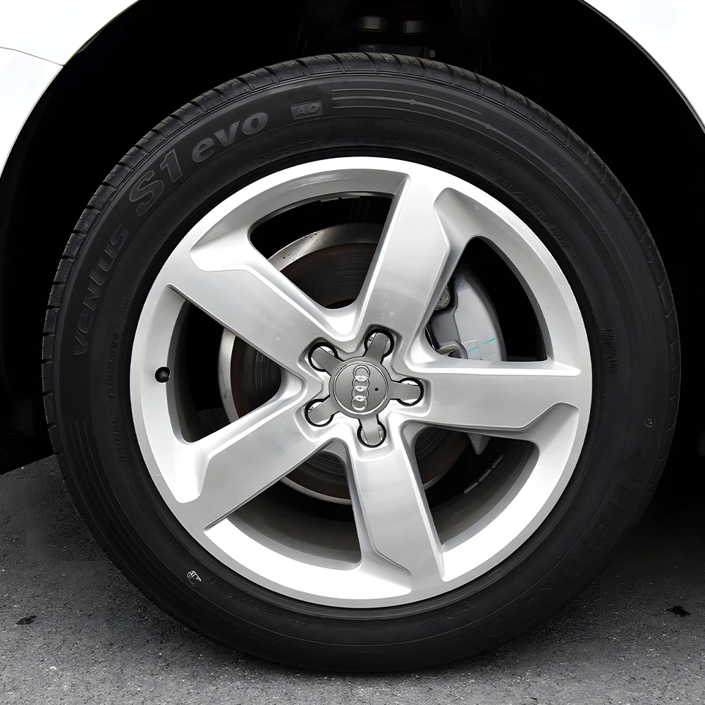 4-Piece 59mm Car Wheel Center Hub Cap Badge Cover Accessories