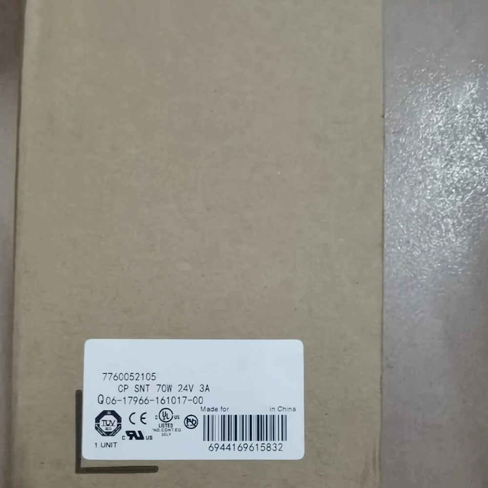7760052105 For Weidmuller Power Supply CP SNT 70W 24V 3A 3 7760052105 For Weidmuller Power Supply CP SNT 70W 24V 3A