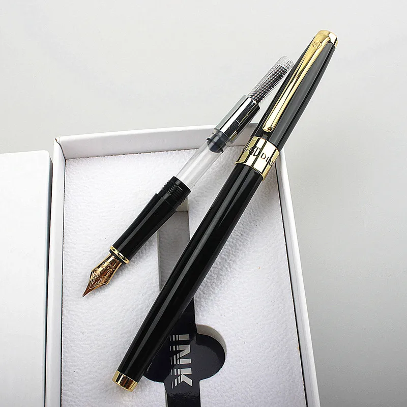 

High quality 515 two nibs exclusive office School student supplies Fountain Pen Fine 0.5mm Dark tip Nib 0.38MM New