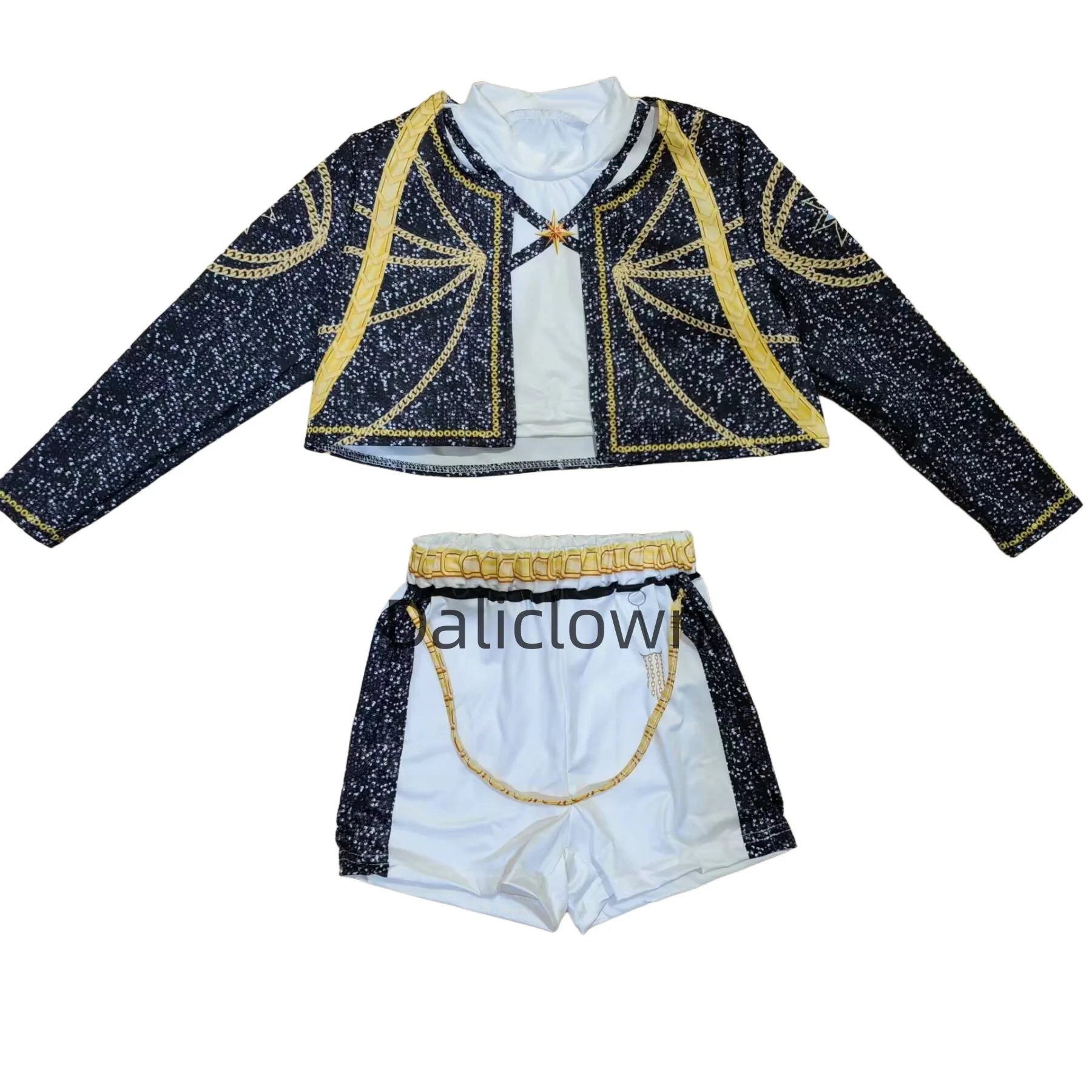 Kid Girl KPDH KDPop Cosplay Rumi Zoey Mira Cosplay Costume Golden Huntrix Child Stage Performance Clothes Halloween Party