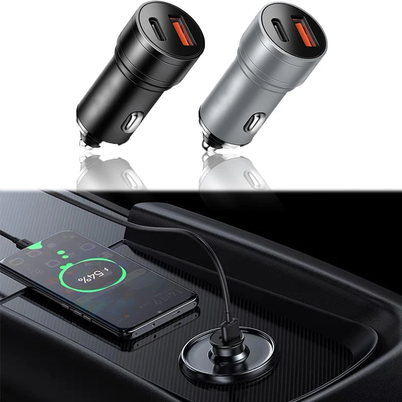 

1Pcs 12W USB Car Charger Quick Charge Cigarette Lighter Socket Power Adapter For iPhone Huawei Samsung Xiaomi Auto Accessories