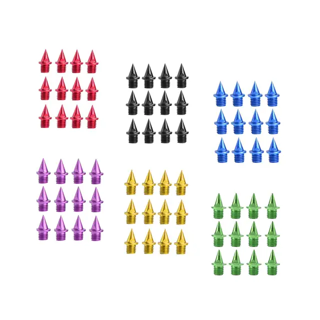 12Pcs Track and Field Running Spikes for Sports Short Running Competition