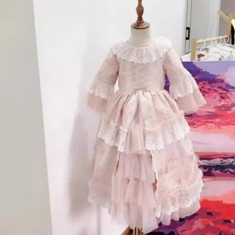Girls Party Dresses Wedding Dress for Girls Wedding Costume for Girls Dresses for Lolita for Girls Bridesmaid Dress for Girls - 6