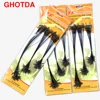 60pcs 15/20/25cm  Anti Bite Steel Fishing Line Titanium Steel Wire Fishing Leader with Swivel Fishing Lure Accessories Pike Bass 4
