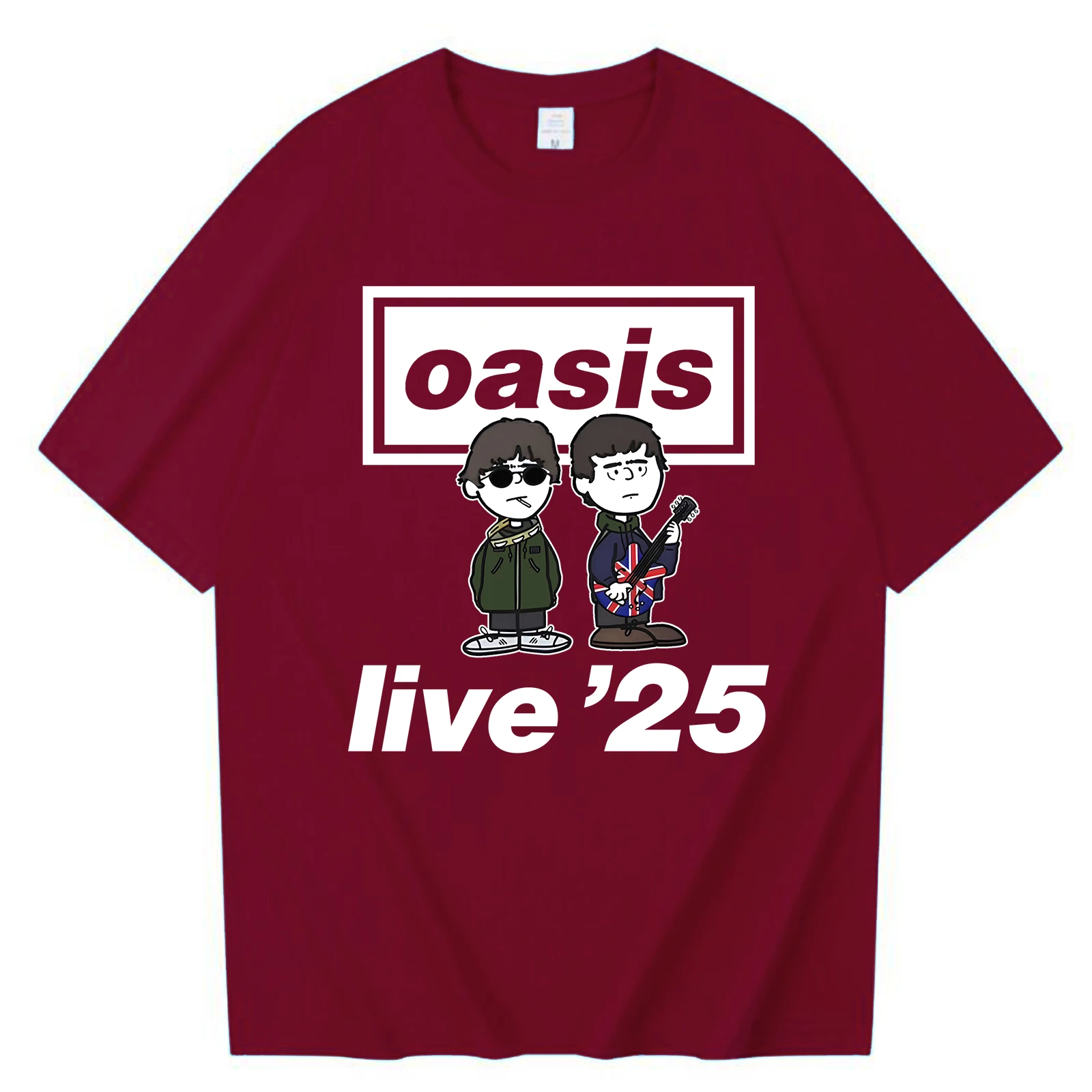 Oasis Live 25 Tour 2025 T-shirt Harajuku Women Girl Oasis