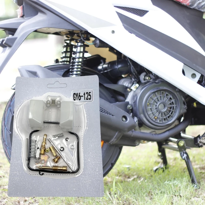 GY6-125CC ATV 고 카트 오토바이 스쿠터 수리 모토 크로스 ATV 액세서리 용 24MM 플런저 기화기 수리 재건 키트