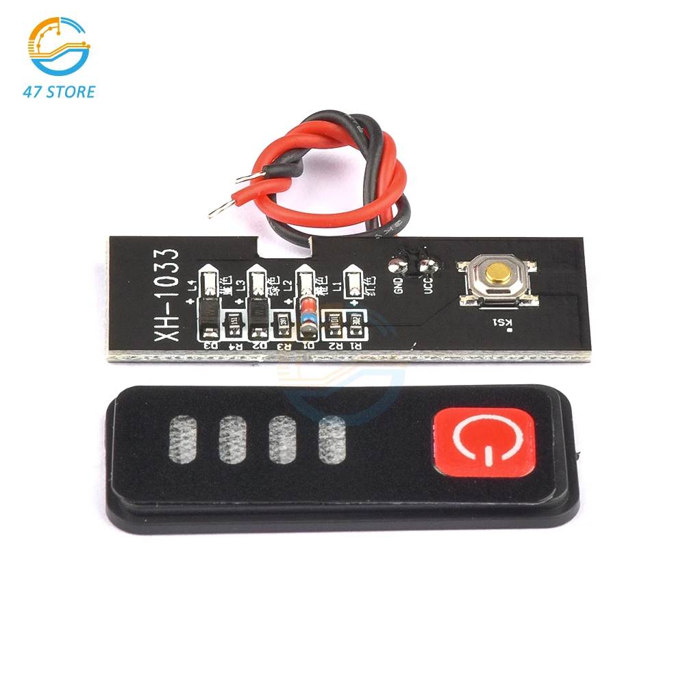 5S 18V 21V Battery Capacity Indicator Module with Power Display and Battery Shell Battery Level Indicator Tester LED Display 5
