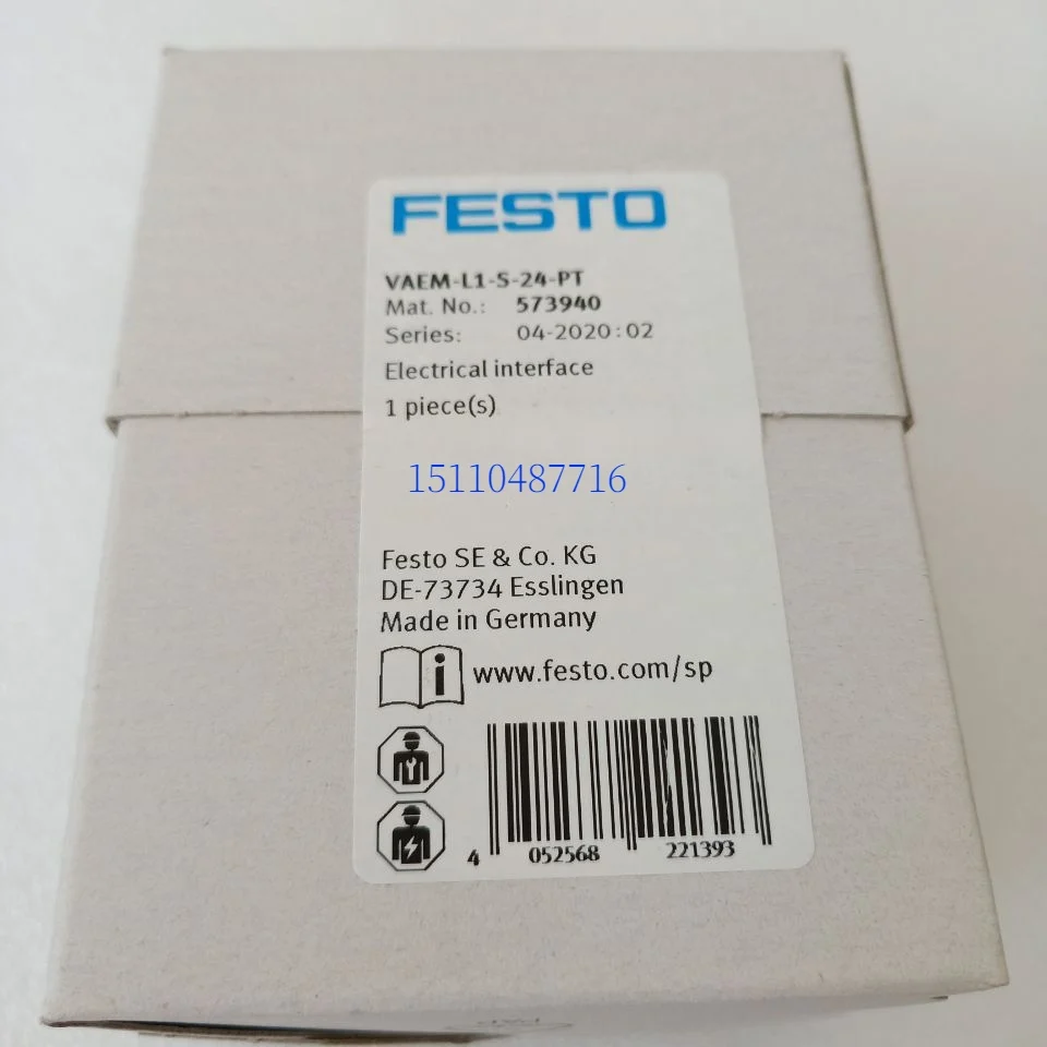 

FESTO Electrical Interface 573940 VAEM-L1-S-24-PT от Stock