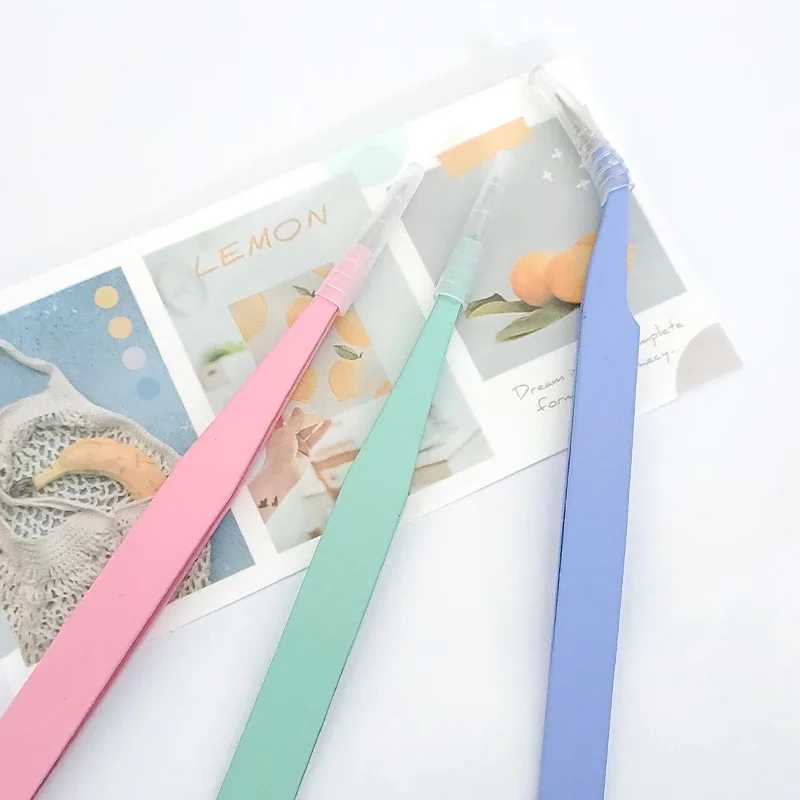 Scrapbook Sticker Macaron Tweezers Washi Tape Picking Multi-Tool DIY Stainless Scrapbooking Material Tools Tweezers For Eyelash diy scrapbooking accessories stationery supplies