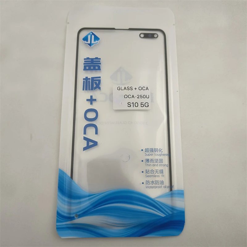 10 Pz Schermo Esterno Per Samsung Galaxy S10 5G S10 Plus S10 Touch Panel Display Lcd Copertura Anteriore In Vetro Riparazione Sostituire Parti + Oca