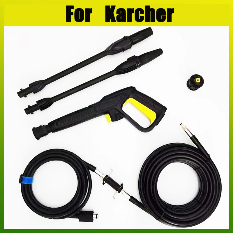 Kit Pistola Per Tubo Flessibile Per Idropulitrice Per Karcher Serie K Per Autolavaggio Pulizia Lancia A Spruzzo D'Acqua Pistola Di Ricambio Adattatore