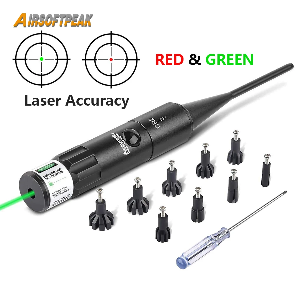 TacticalRedGreenLaserBoreSightKitfor177to54CaliberRifle
