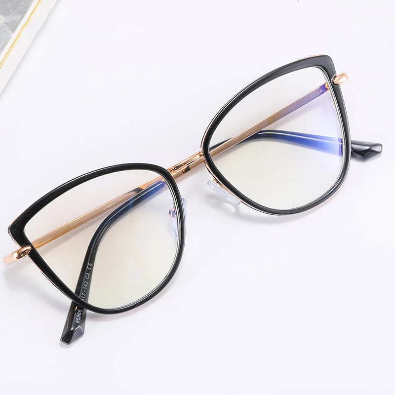 Cat Eye Prescription Myopia Glasses Clear Frame Brand Designer