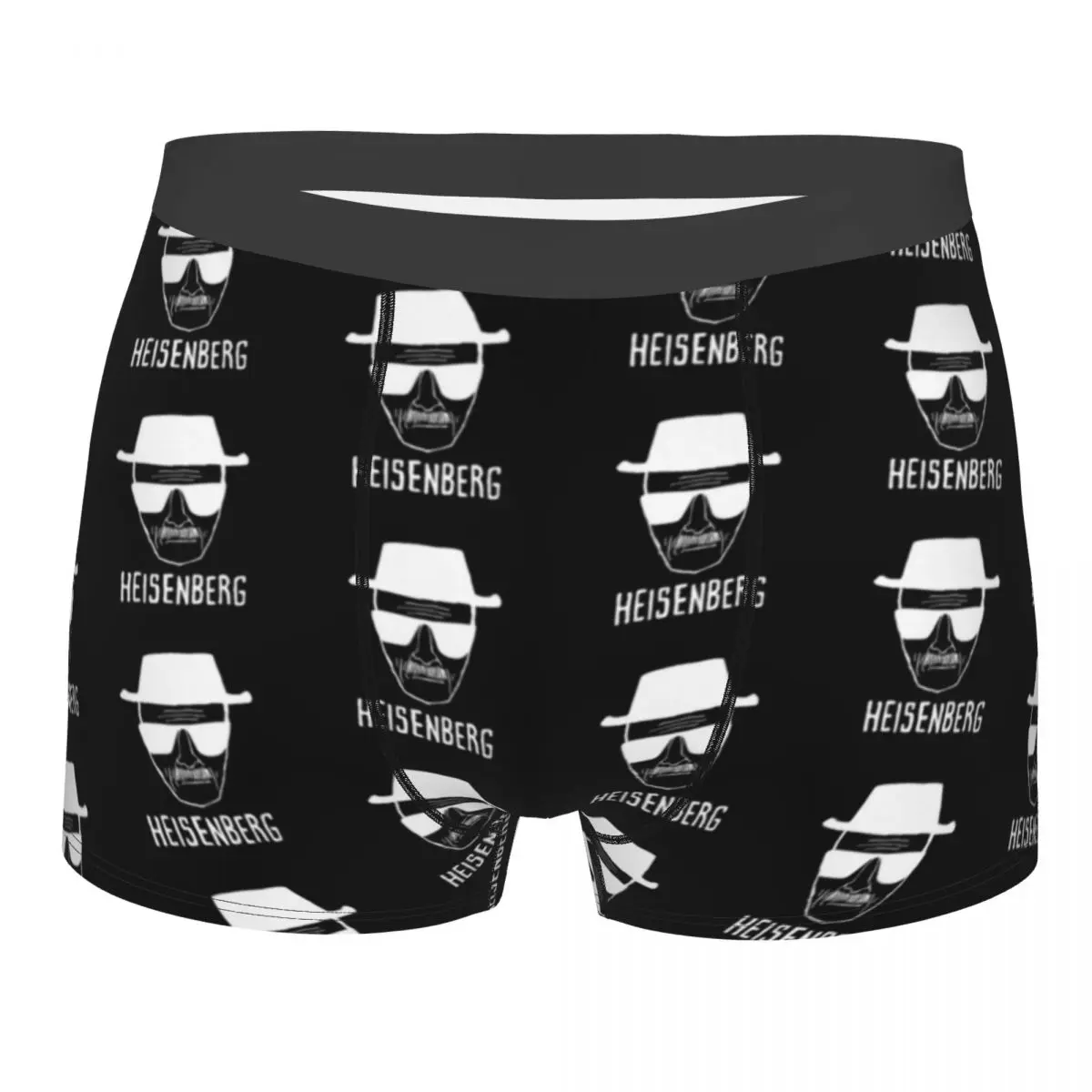 

Funny Boxer Shorts Panties Briefs Men Breaking Bad Heisenberg Underwear Mid Waist Underpants for Male Plus Size