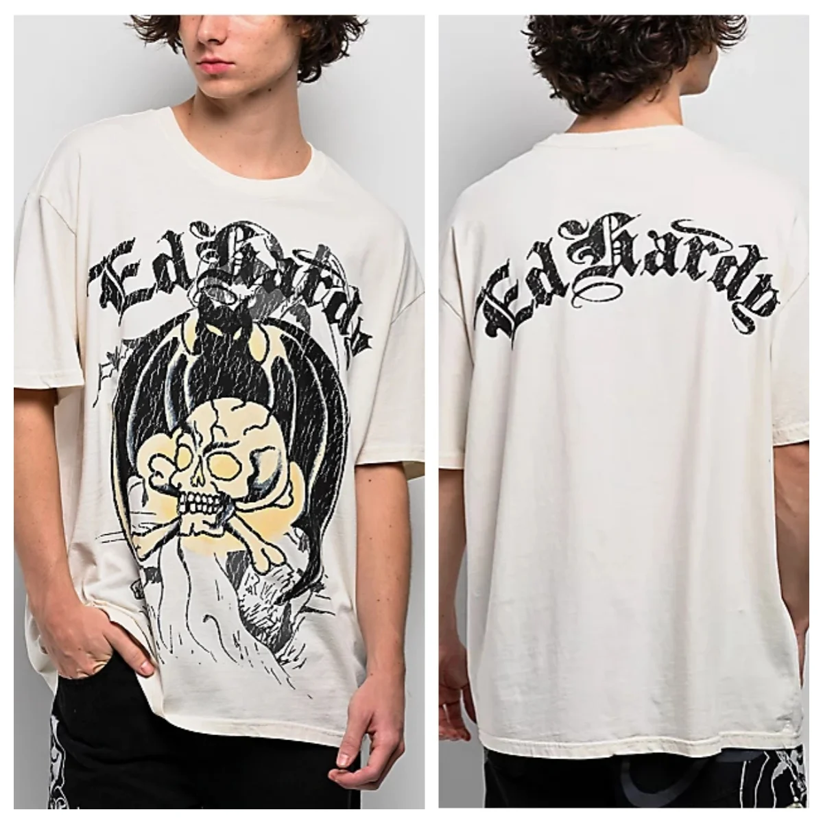T-shirt in cotone con grafica di tendenza streetwear da uomo e donna, con stampa tatuaggio Tigri, stile streetwear estivo - immagine 4