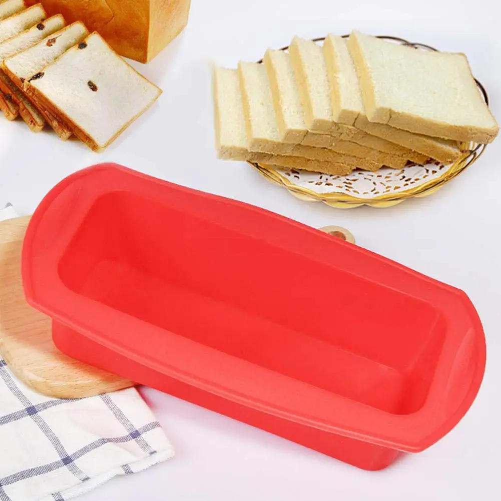 Silicone Baking Mold Rectangular Square for Bread Cake Deep Baking Dish Angel Food Cheesecake Brownie Loaf
