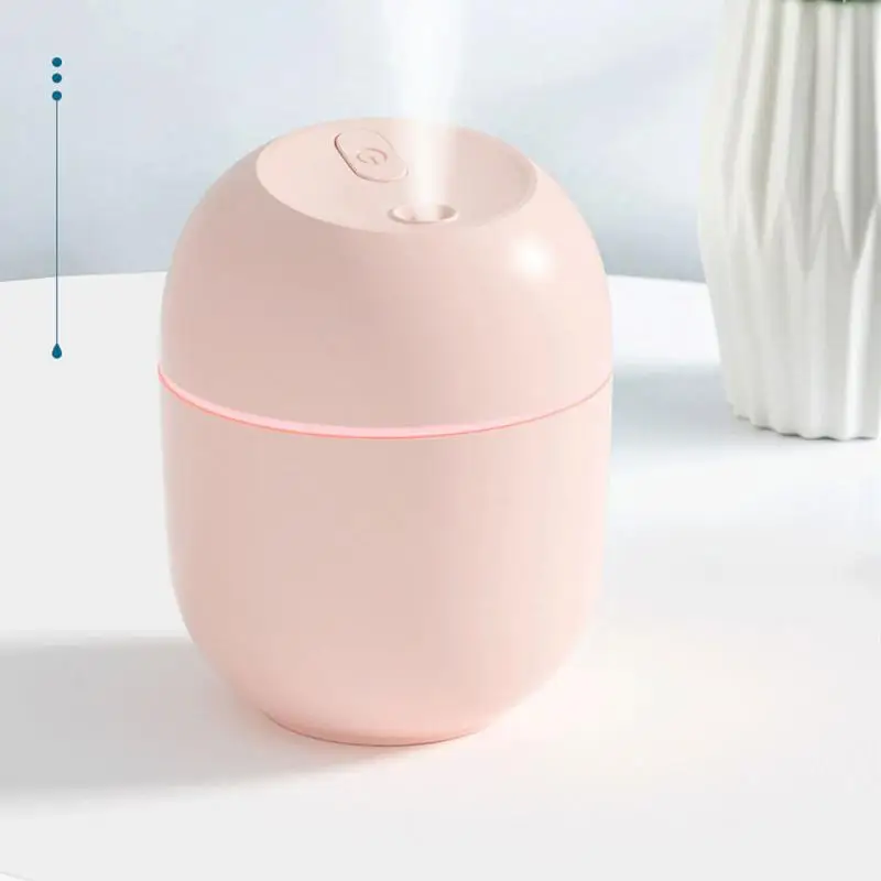 휴대용 초음파 미스트 미니 가습기, 가정용 에센셜 오일 디퓨저, USB 아로마 테라피 가습기 디퓨저, 220ML