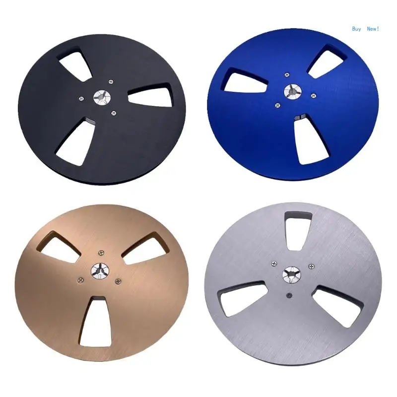 

New 1/4 7 Inch Empty Tape Reel Nab Hub Reel-To-Reel Recorders Accessory Empty Aluminum Disc Opening Machine Parts