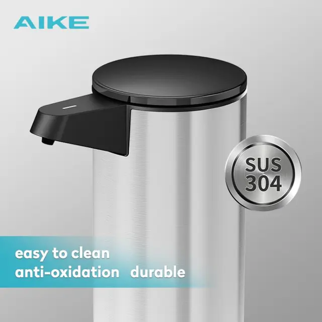 AIKE Stainless Steel Manual Soap Dispenser Pumps Liquid Soap Dispenser For  Kitchen Dish Cleaning 450ML Hand Soap Dispenser - AliExpress