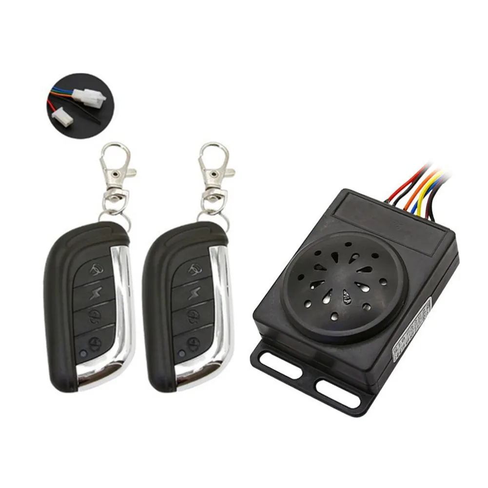36-72V Ebike Anti-Theft Lock Alarm Smart Induction Wireless Remote Control With Lock Electric Bicycle Alarm Control Box Device
