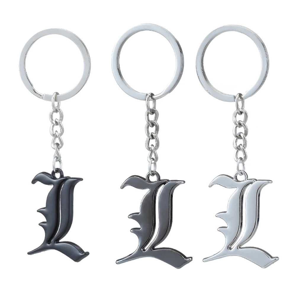 애니메이션 데스노트 더블 L 노트북 주변기기, 금속 열쇠 고리, 장난감 액세서리, 쥬얼리 선물 장식, 새로운 애니메이션 - AliExpress