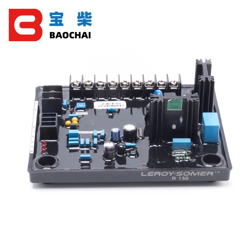  R150 AVR 브러시리스 디젤 발전기, 자동 전압 조정기 안정기 제어 모듈, Leroy Smoer Genset 예비 부품