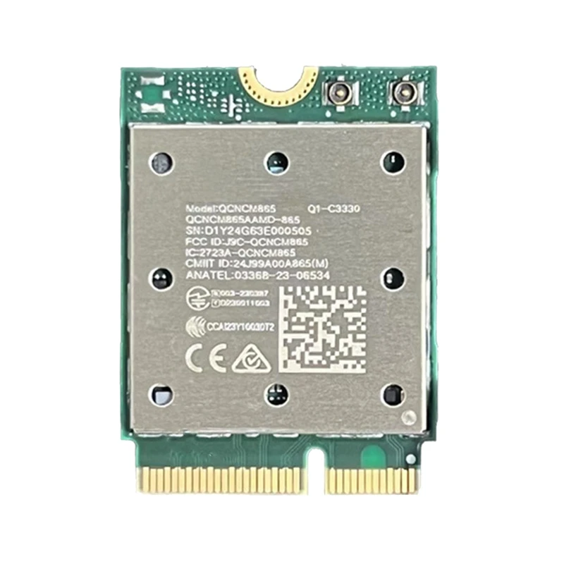 SCLS Wifi7 QCNCM865 Bluetooth 5.4 Wireless Network Card Tri Band 2.4G/5G/6Ghz Network 5800M M.2 NGFF Wireless Adapter