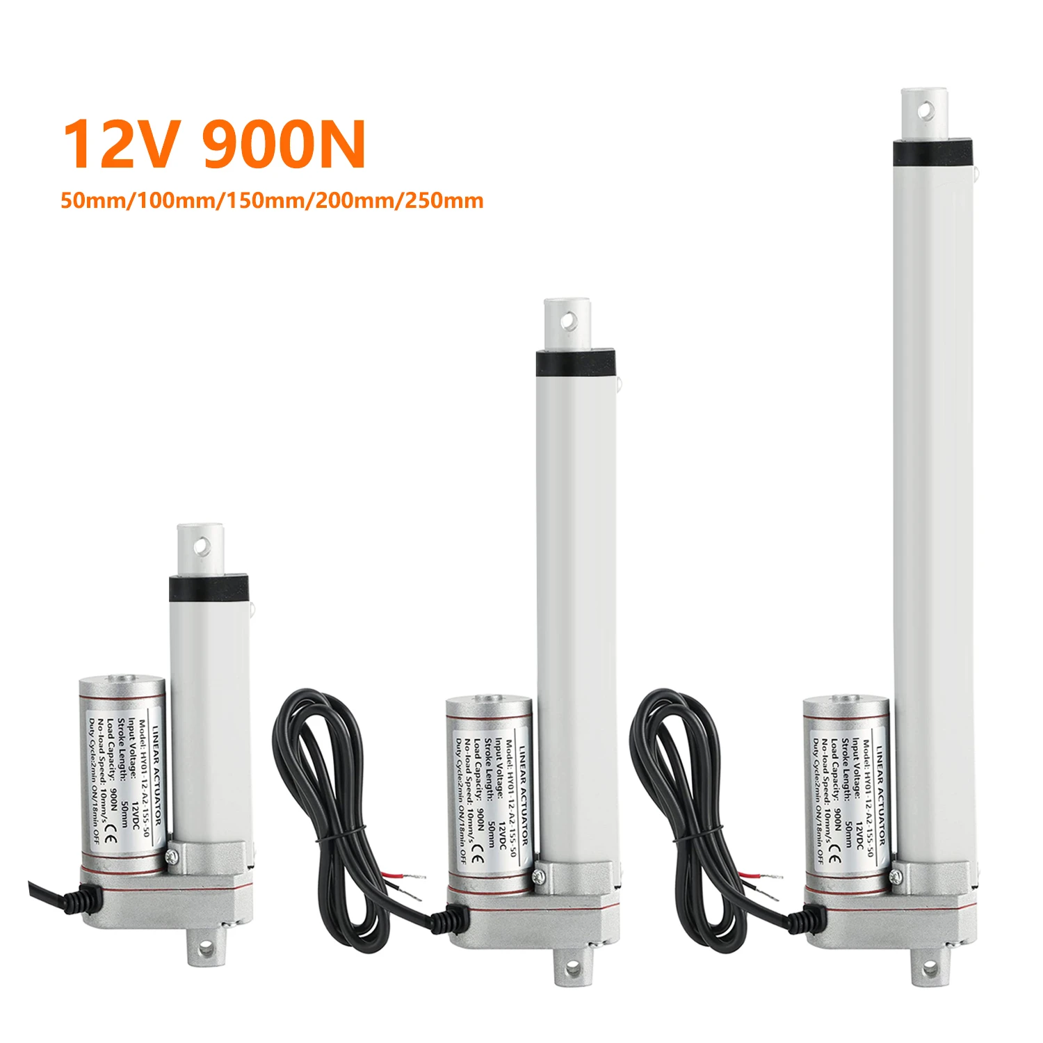 Dc12v Linear Actuator 900n Linear Motor Metal Gear Electric Motor