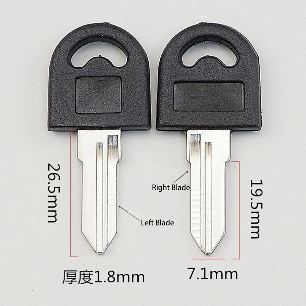 JMCKJ Plastic Postal Box Key, Counter Drawer Key, Door Key Blank Copper Key Blank