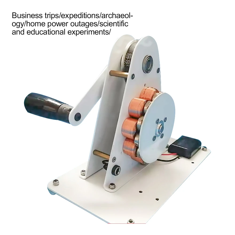 Hand Crank Generator 50W Emergency USB Mobile Phone Charging 12V