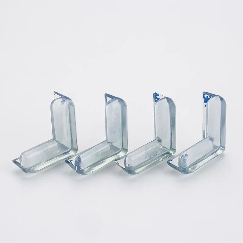 Transparent Table Edge Conner Protector 4pcs for Baby Safety Furniture Chair Corner Guards Anti Collision Cover for Children silicone table corner protector table corner protector table edge protector