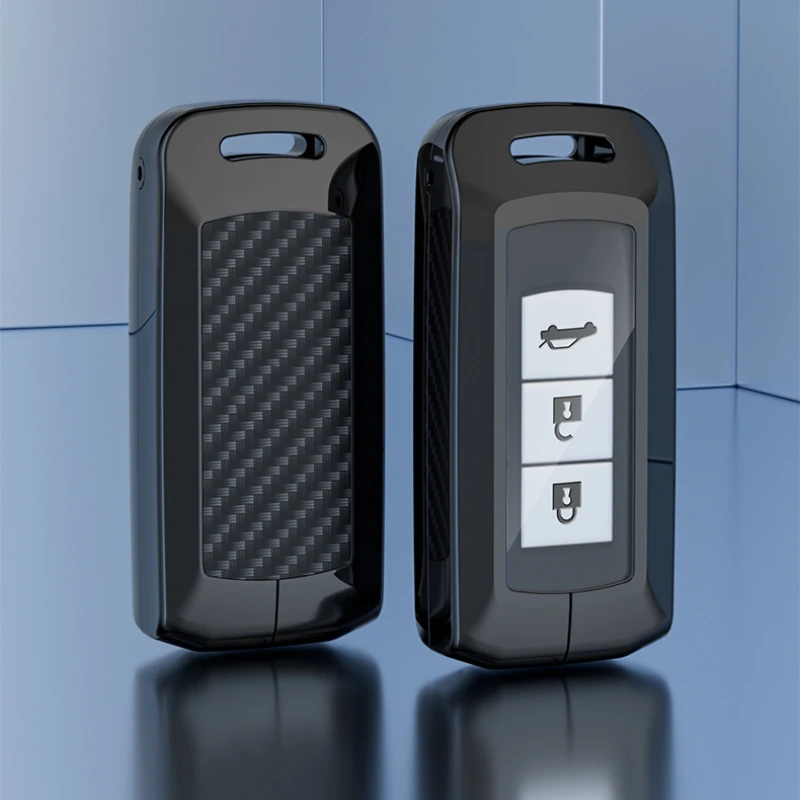 Custodia per chiave auto in lega Tpu per Mitsubishi Outlander ASX LANCER Pajero Sport Eclipse Cross Key Cover Shell Fob - S6fc0b350e4d944d495aff27bfd9e11beL