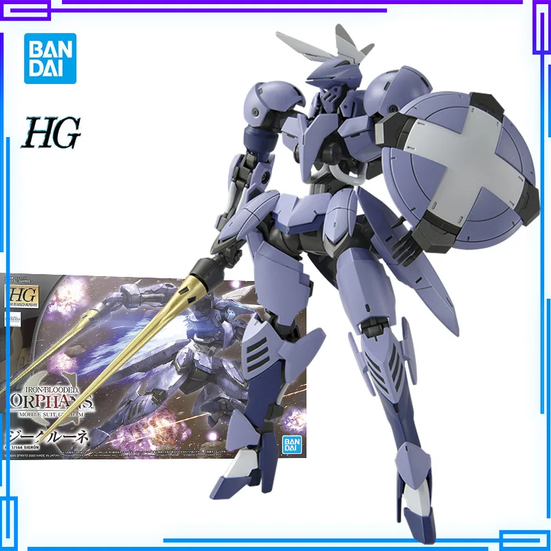 

Bandai Gunpla Hg Ibo 1/144 045 Gundam Sigrun Figures Assembly Model Movable Joints High Quality Collectible Models Kids Gift