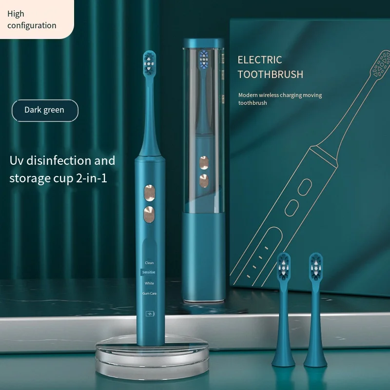 

Smart Wireless Charging Waterproof Acoustic Wave Electric Toothbrush Household Magnetic Levitation Soft Toothbrush Sonic
