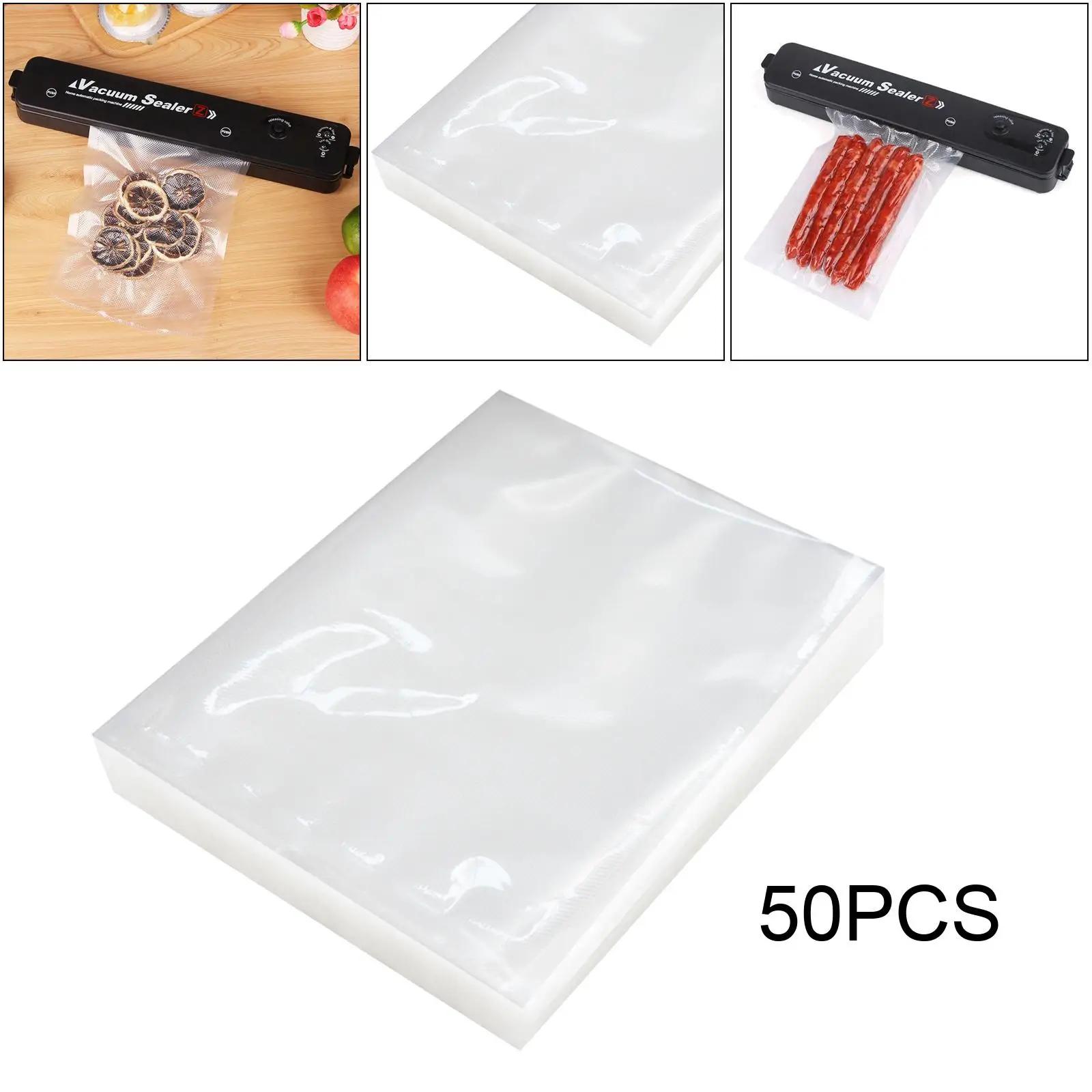 

Electric Vacuum Food Sealer Packaging Machine for Home Kitchen Food Saver Bags Commercial Vacuum EU Plug