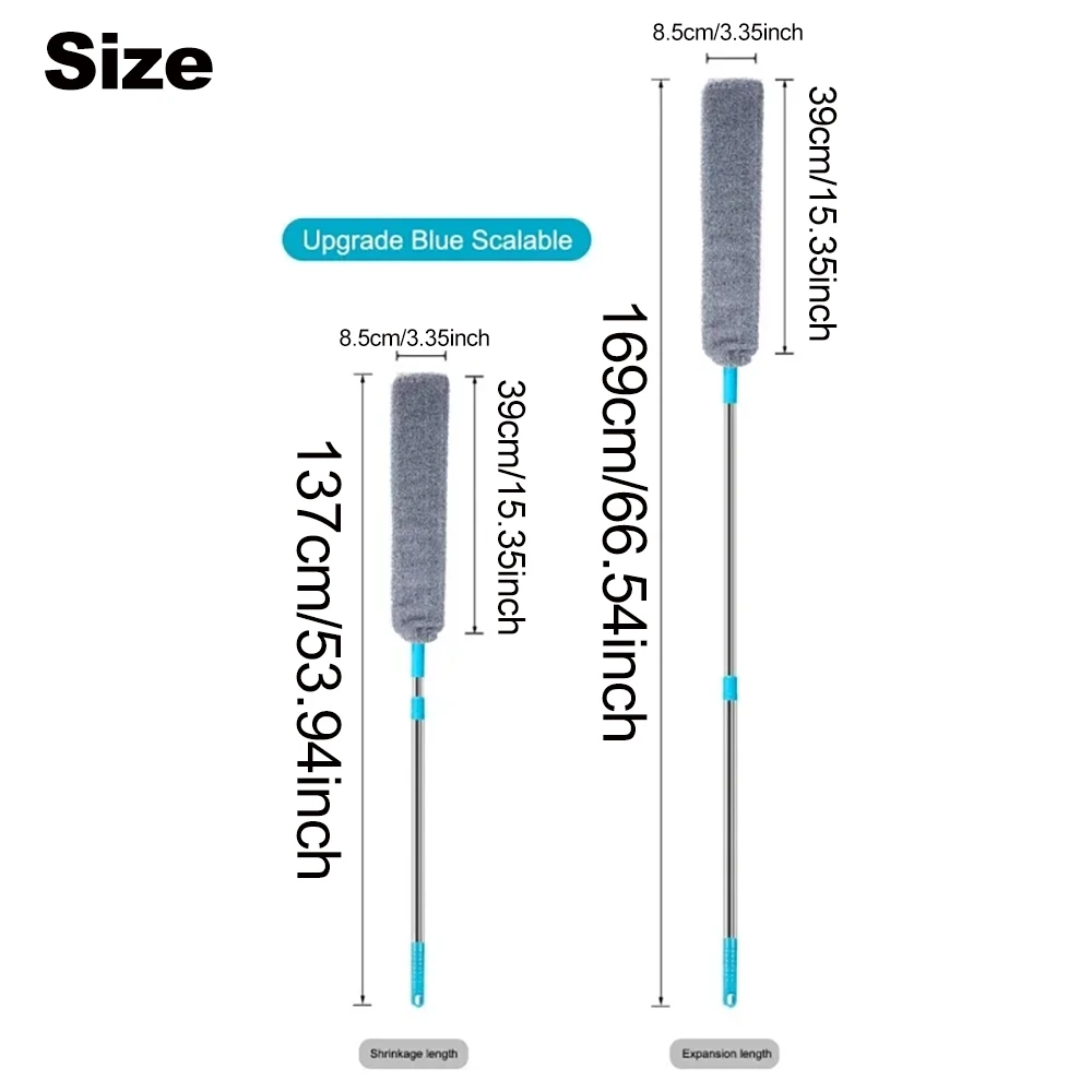 Weiche Borsten-Reinigungsbürste – 2 Stück, Gelb/grün, 43 Cm, Für Sofa, Decken & Möbel